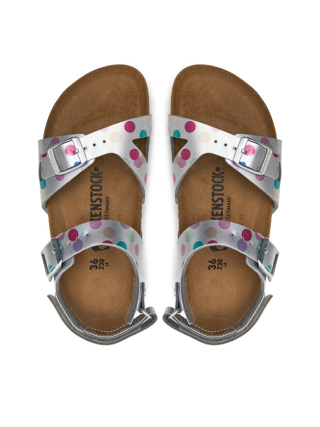 Birkenstock Sandale Birkenstock Rio As Kids 1029527 D Srebrna