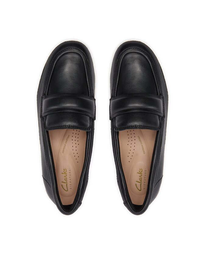 Clarks Félcipő Clarks Mayhill Cove 26176435 Fekete