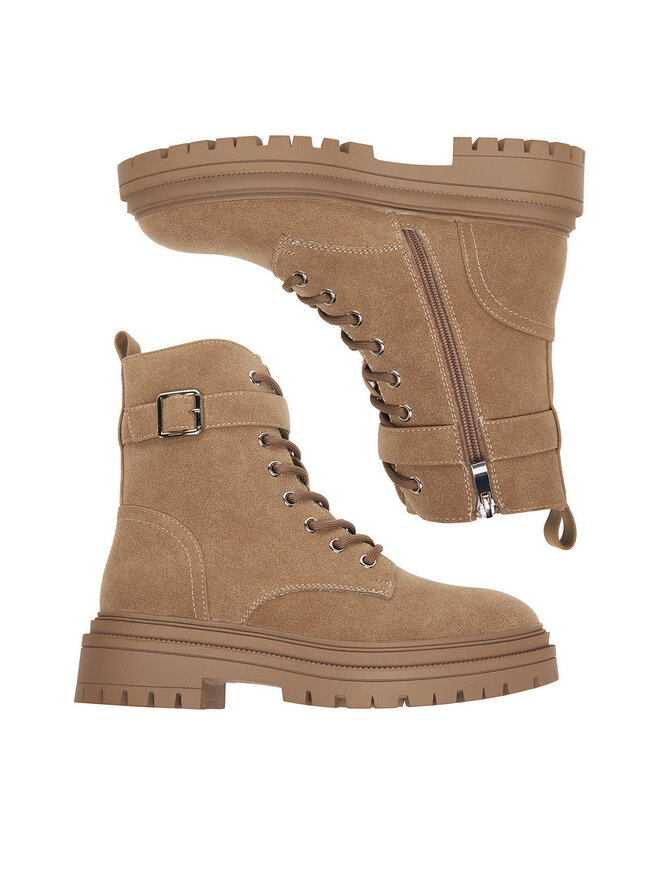 DeeZee Schnürschuhe DeeZee 60120-11 Beige