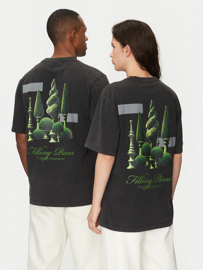 Filling Pieces Filling Pieces T-Shirt Unisex Topiary 7449984 Grau Regular Fit