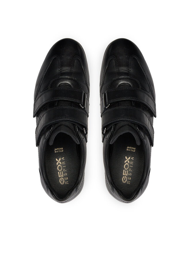 Geox Halbschuhe Geox U Symbol D U74A5D 00043 C9999 Schwarz