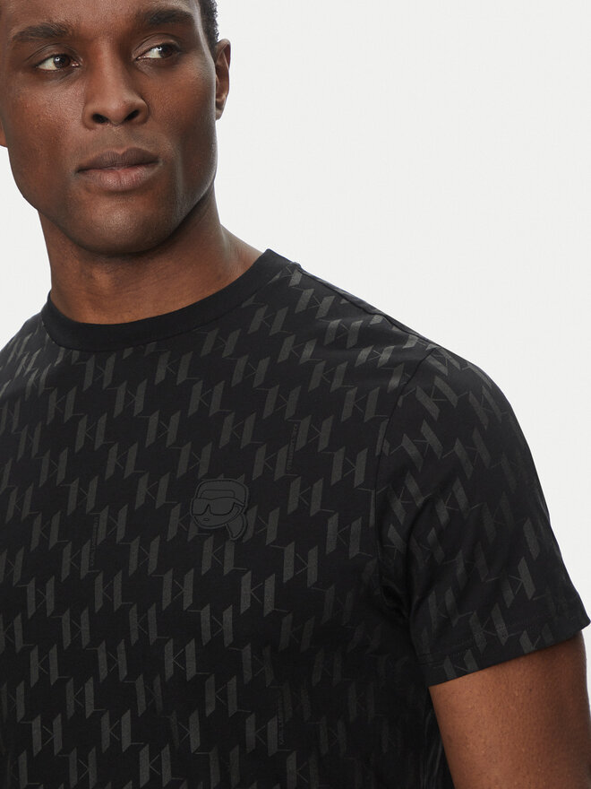 KARL LAGERFELD KARL LAGERFELD T-Shirt 755074 552251 Schwarz Regular Fit