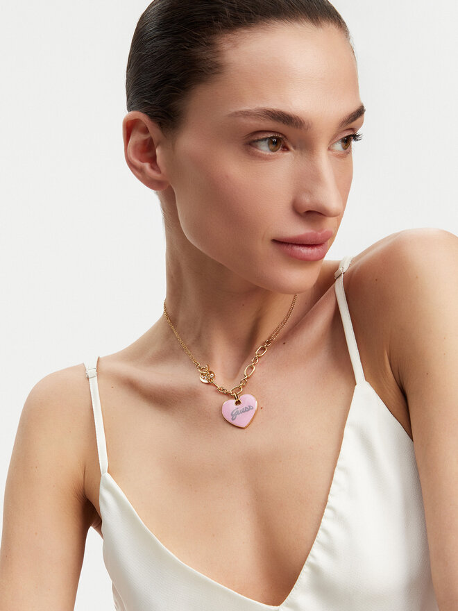 Guess Kaklo papuošalas Guess JUBN05 148JW Auksinė