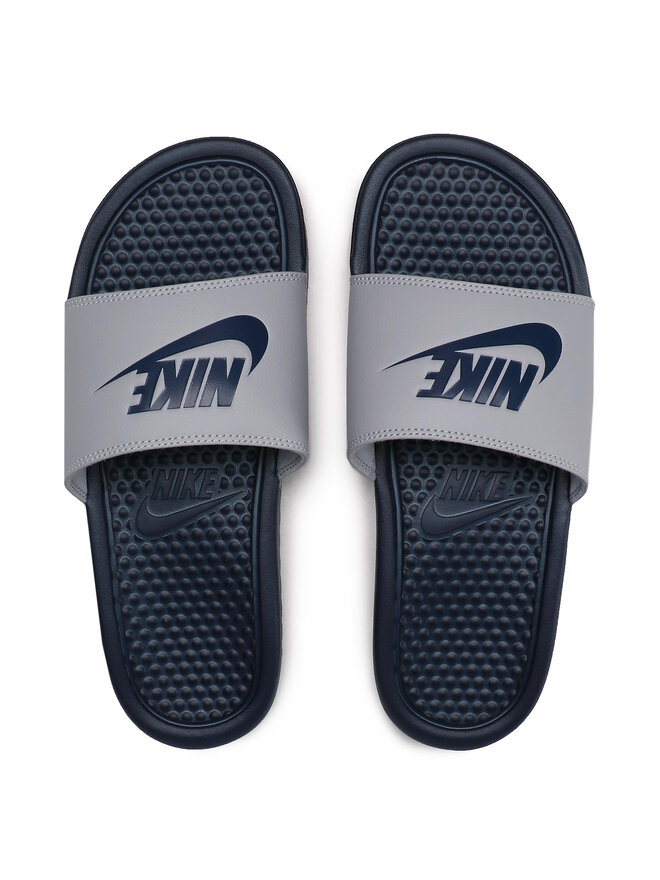 Klapki Nike Benassi Jdi 343880 024 Szary | eobuwie.com.pl