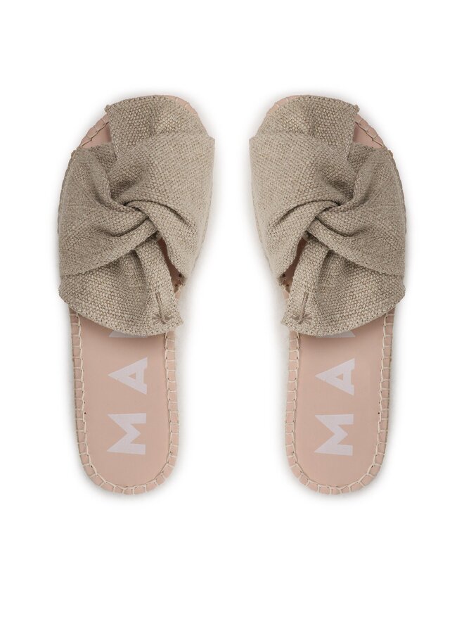 Manebi Еспадрильї Manebi Oragnic Hemp Sandals With Knnot O 7.1 JK Бежевий