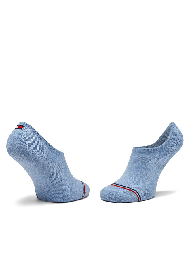 Tommy Hilfiger 2 unisex pēdiņu pāru komplekts Tommy Hilfiger 701228179 Zils