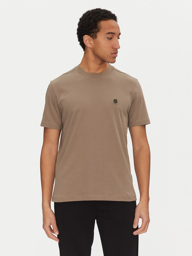 BOSS BOSS Футболка 50531569 Бежевий Regular Fit
