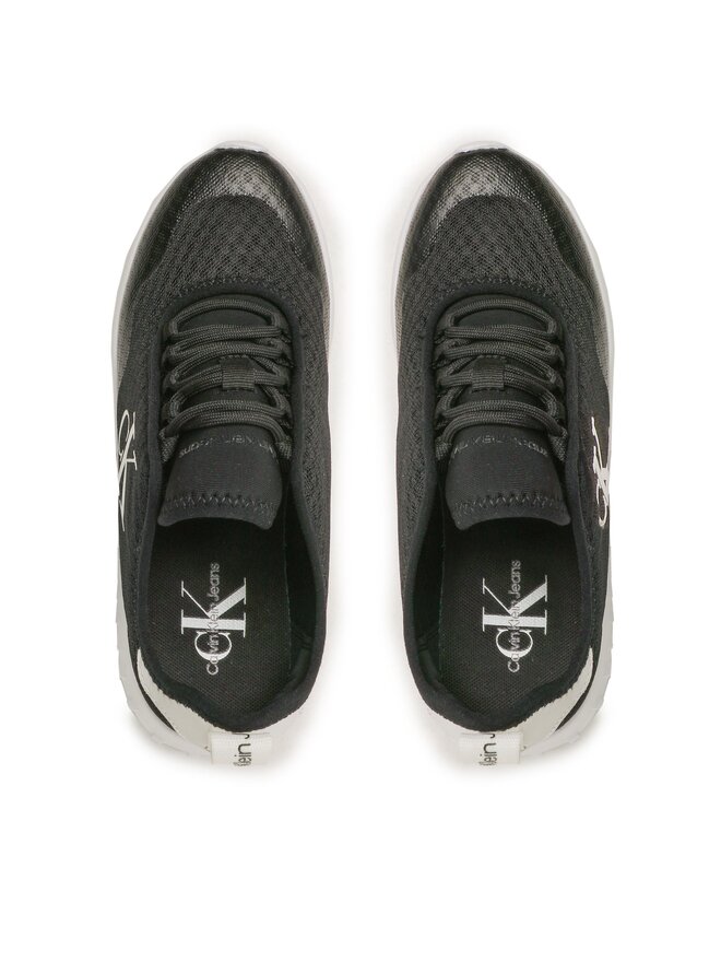 Calvin Klein Jeans Sneakers Calvin Klein Jeans Spor Run Eva Slipon Over Mesh Wn YW0YW00937 Nero