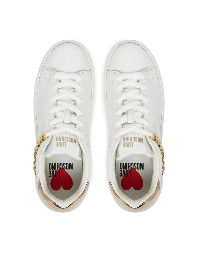 LOVE MOSCHINO Снікерcи LOVE MOSCHINO JA15505G0MIAP10A Білий