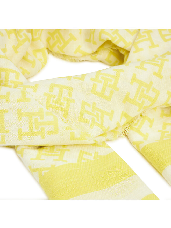 Tommy Hilfiger Šallīte Tommy Hilfiger Beach Summer Mono Scarf AW0AW16030 Dzeltens