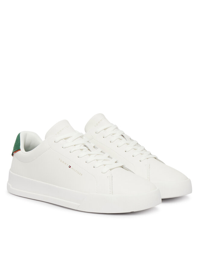 Tommy Hilfiger Sneakers Tommy Hilfiger Th Court Core Ess Leather FM0FM05367 Weiß