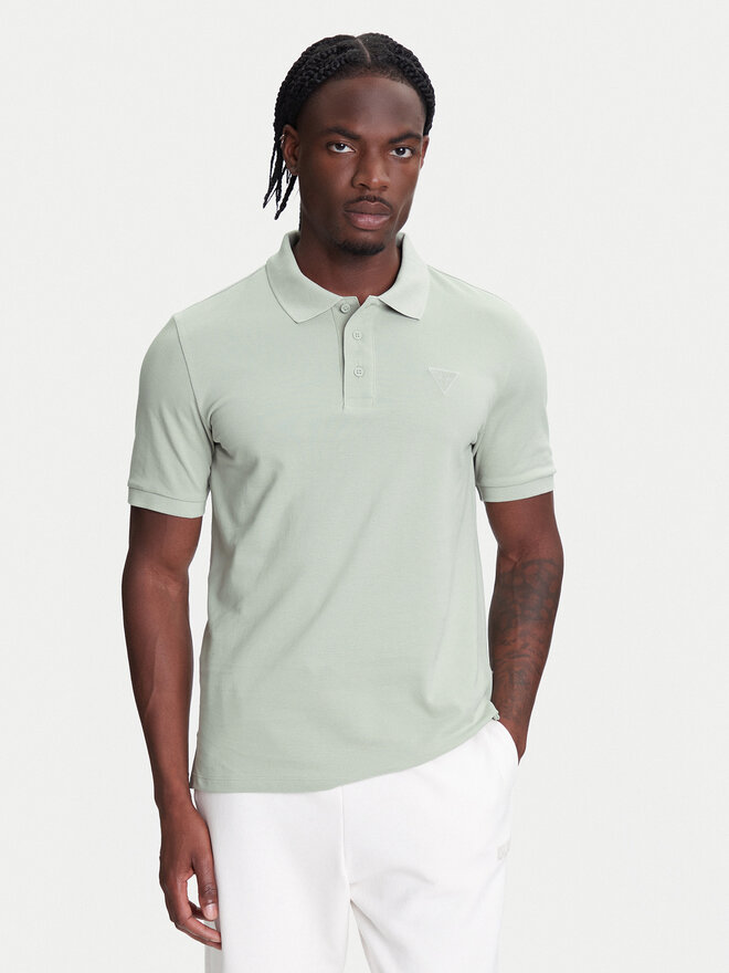 Guess Guess Polo marškinėliai Z5YP02 K9WF1 Žalia Regular Fit