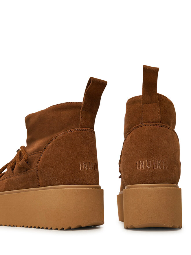 Inuikii Škornji za sneg Inuikii Classic Low Platform 75204-004 Rjava