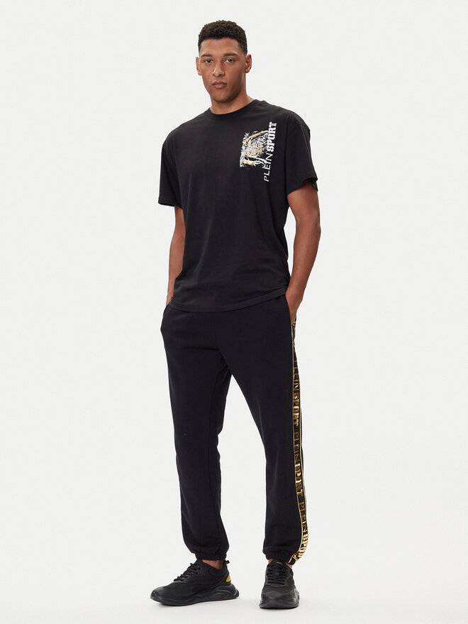 Plein Sport Plein Sport Футболка FAEC MTK8368 STE001N Чорний Loose Fit