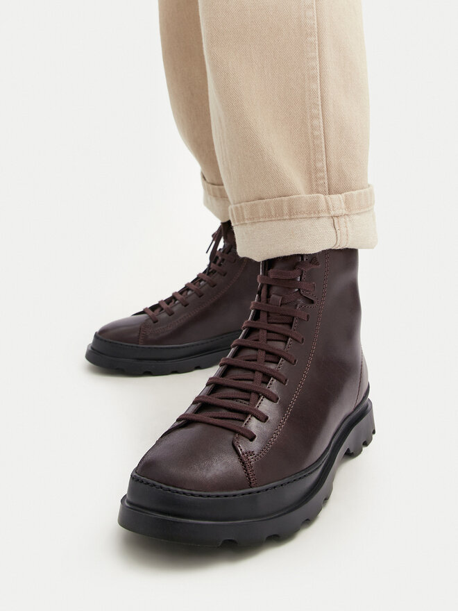 Camper Schnürstiefeletten Camper Brutus K300245-041 Braun