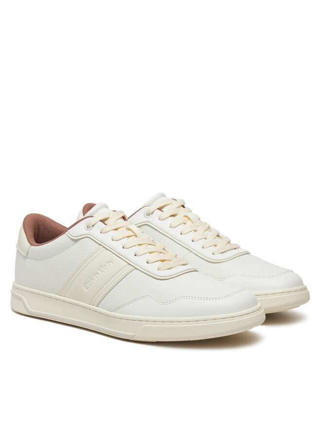 Calvin Klein Сникърси Calvin Klein Low Top Lace Up Logo HM0HM01653 Бял
