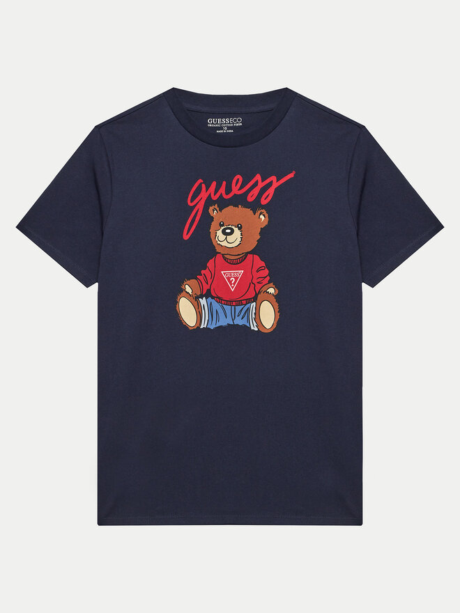 Guess Guess Póló H4BJ06 I3Z14 Sötétkék Regular Fit