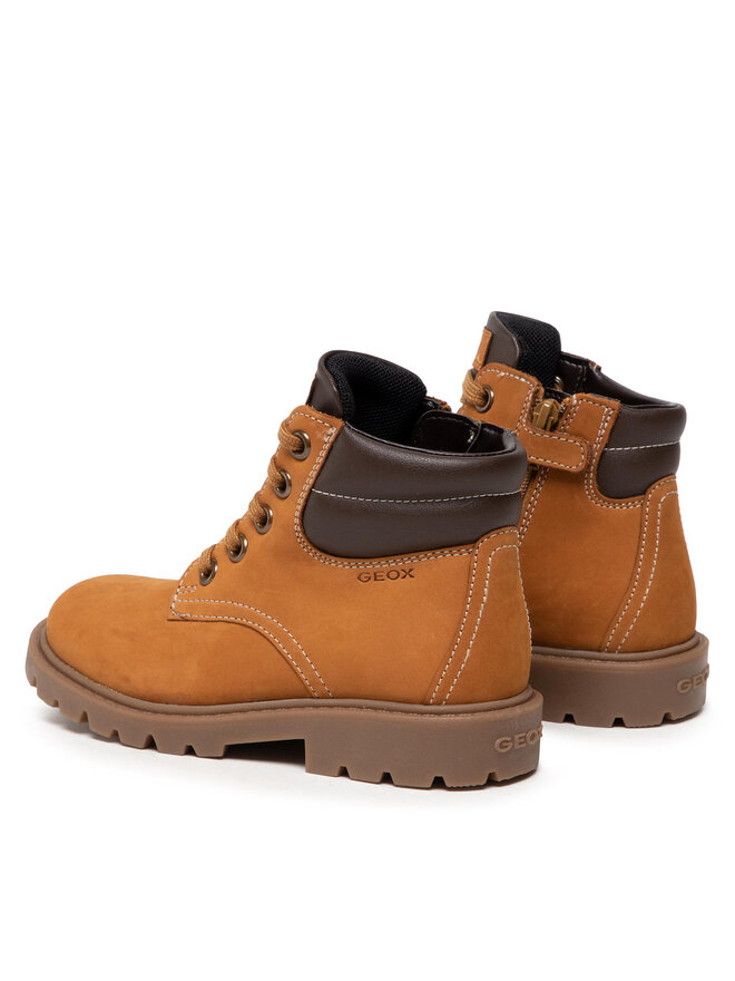 Geox Schnürstiefeletten Geox J Shaylax B. B J16FAB 032BC C0930 S Braun