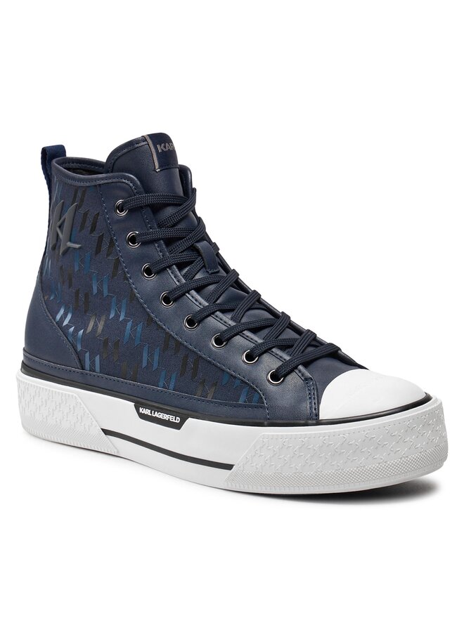 KARL LAGERFELD Trampki KARL LAGERFELD KL50454 Granatowy