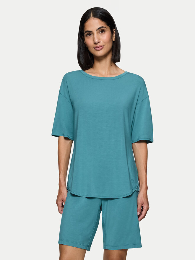 Triumph Triumph Pyjama Timeless Sensuality 10222627 Türkisfarben Relaxed Fit