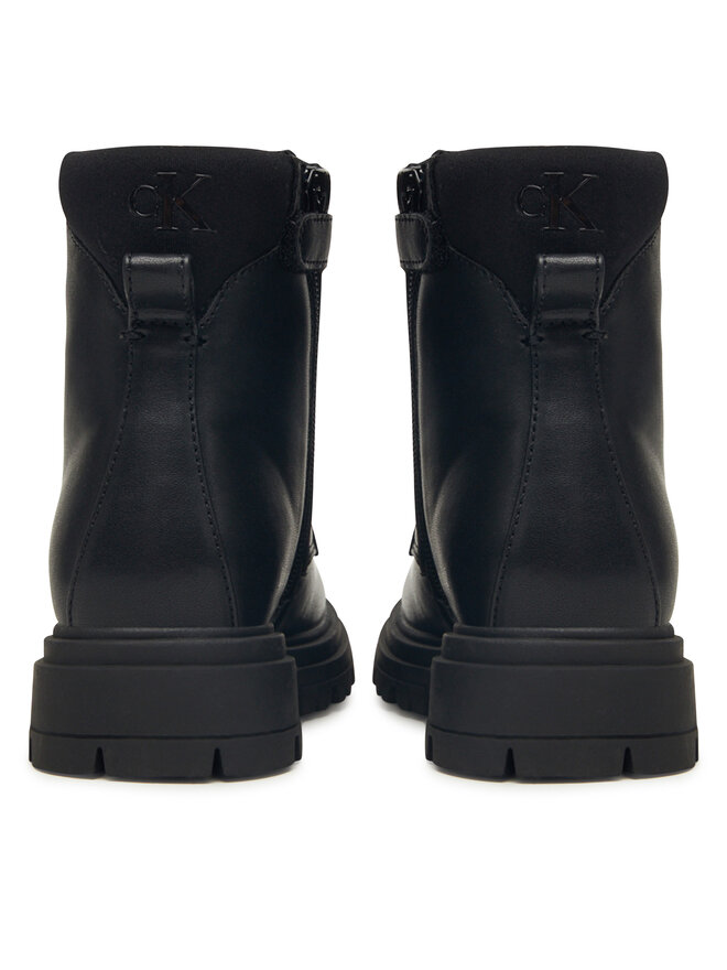 Calvin Klein Schnürstiefeletten Calvin Klein Lace Up Bootie V3A5-83120-1464 S Schwarz