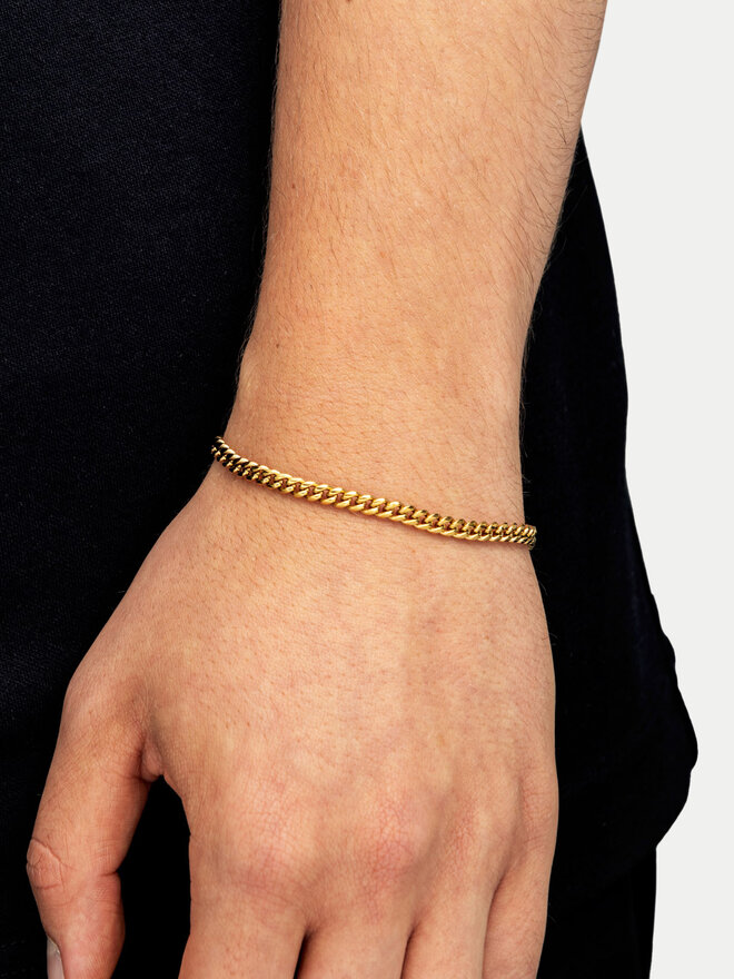 ICED STUFF Brățară ICED STUFF Miami Cuban Link Auriu
