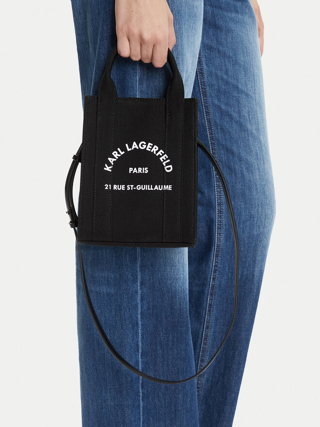 KARL LAGERFELD Handtasche KARL LAGERFELD A1W50039 Schwarz