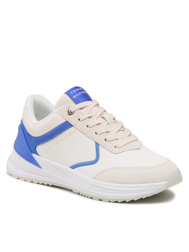 Sneakers Tommy Hilfiger Runner With Heel Detail FW0FW06621 Beige escarpe