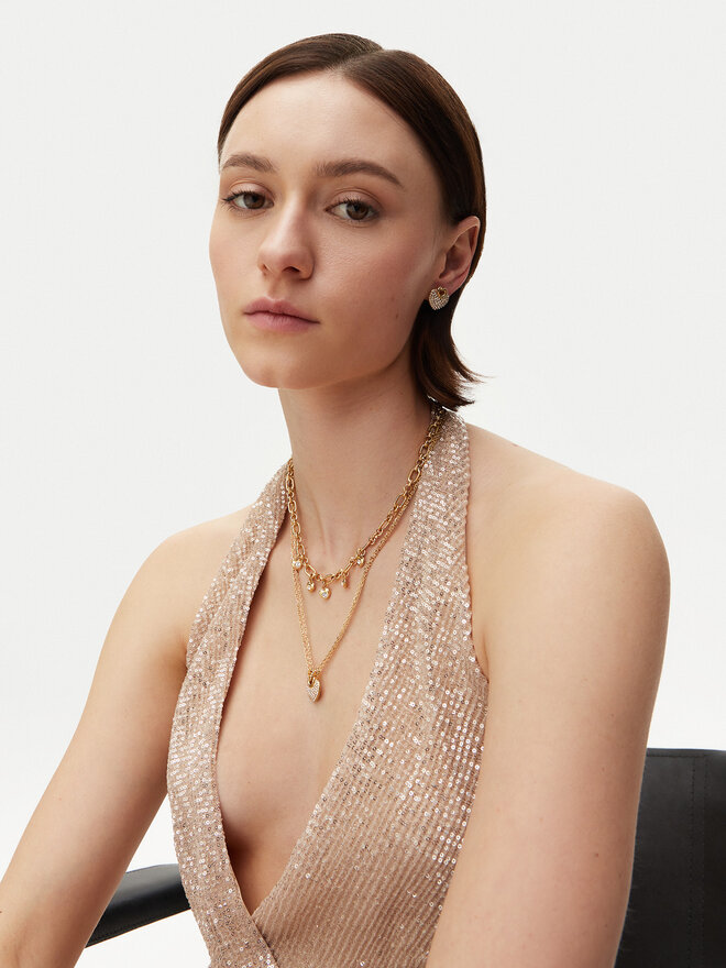 Guess Nyaklánc Guess JUBN05 208JW Arany