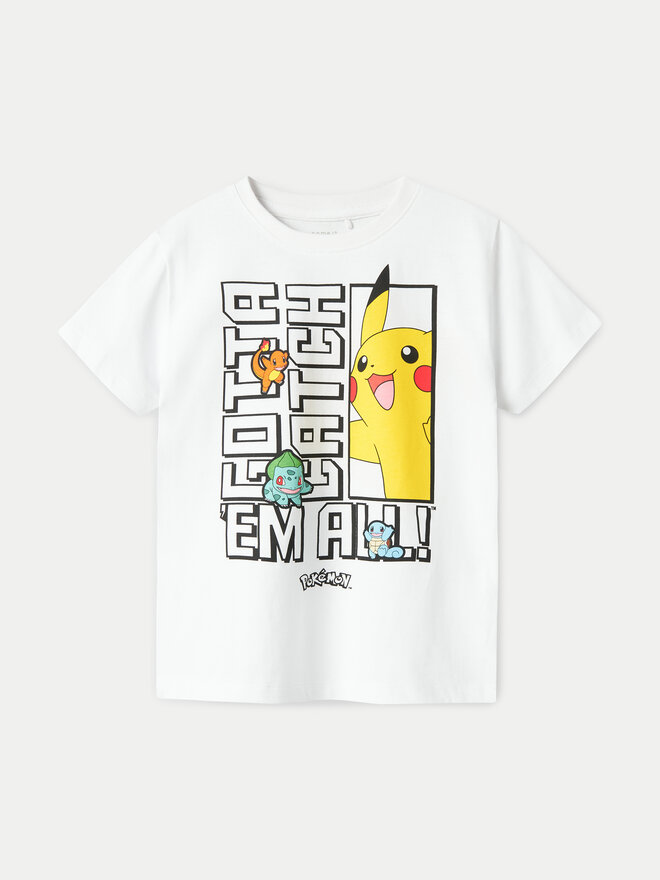 NAME IT NAME IT Camiseta Flame Pokemon 13240895 Blanco Standard Fit