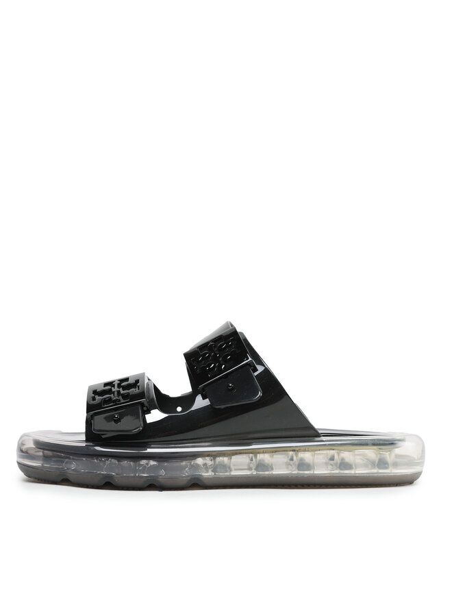 Tory Burch Klapki Tory Burch Buckle Bubble Jelly 149718 Czarny
