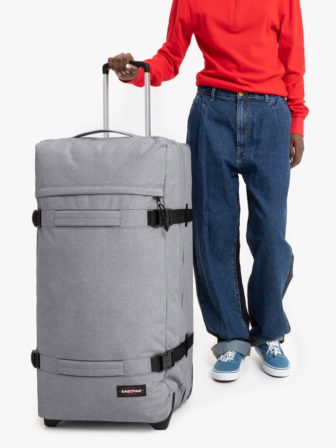Eastpak Liels koferis Eastpak Transit'r L EK0A5BA93631 Pelēks