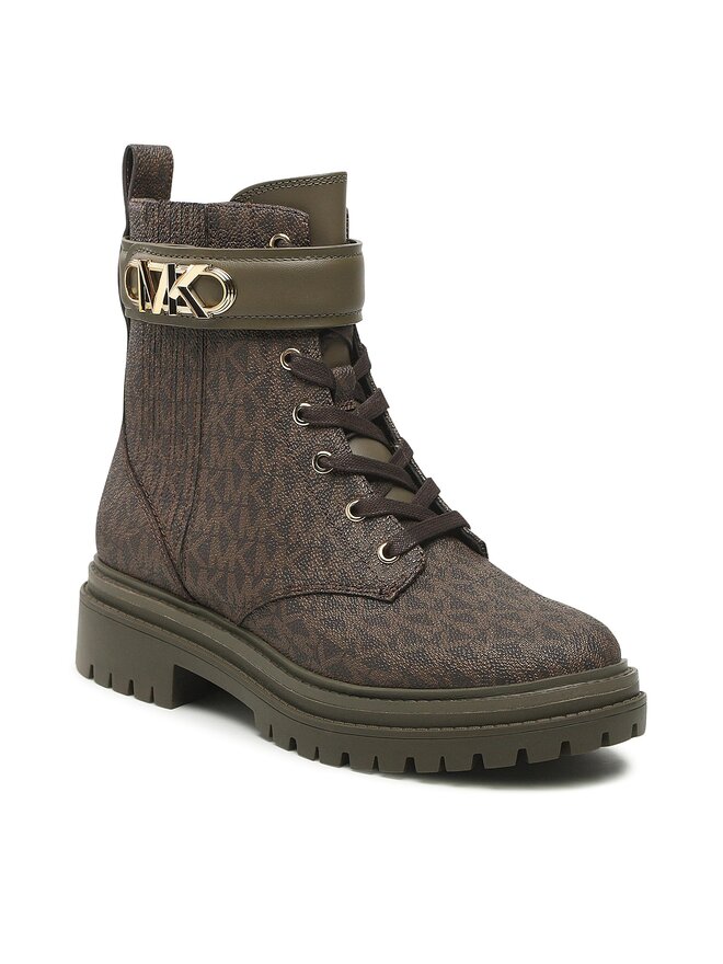 MICHAEL Michael Kors Schnürstiefeletten MICHAEL Michael Kors Parker 40F2PKFE5B Braun