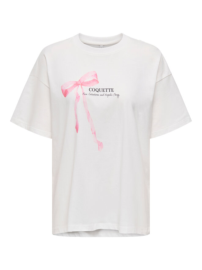 ONLY ONLY Camiseta Vivvi 15346761 Blanco Regular Fit