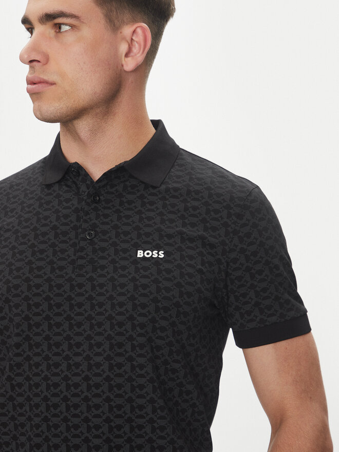 BOSS BOSS Поло Paddy Striped C 50540719 Чорний Regular Fit