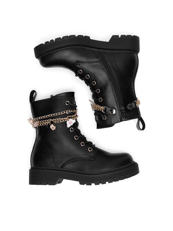 Mickey&Friends Botines planos Mickey&Friends AW24-142DSTC Negro