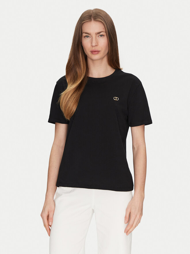 TWINSET TWINSET Camiseta 251TP2074 Negro Regular Fit
