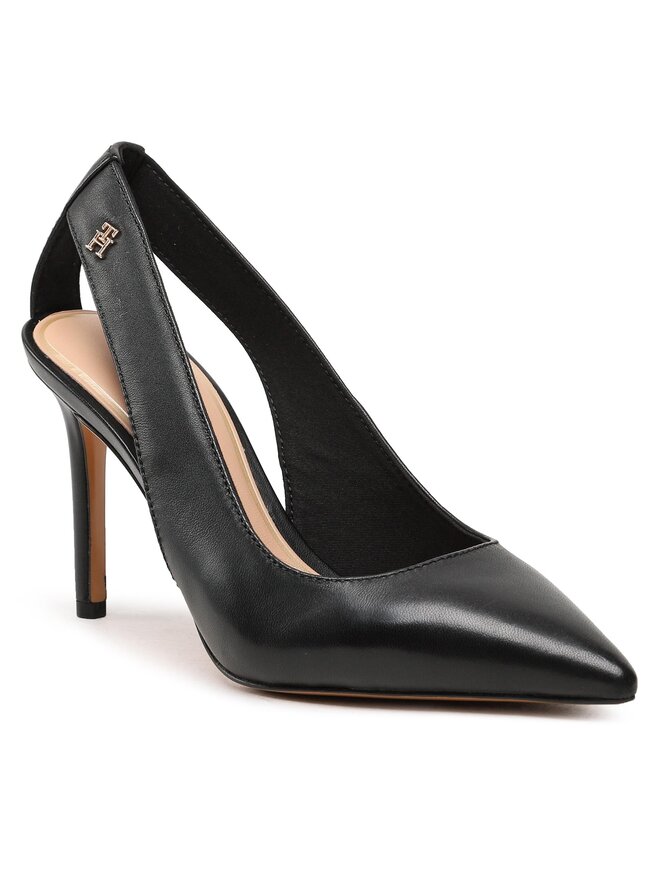 High Heels Tommy Hilfiger Pointy Sling Back FW0FW07350 Schwarz eschuhe