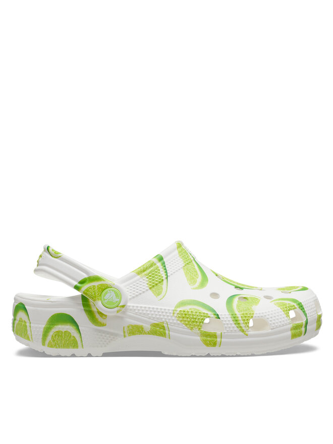 Crocs Παντόφλες Crocs Classic Fresh Fruits Clog 211008 Λευκό