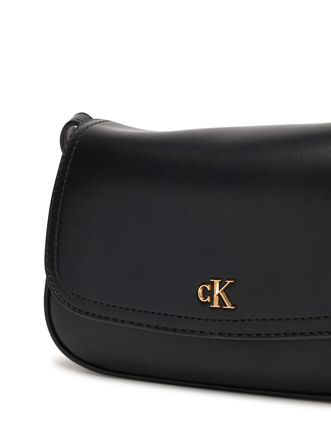 Calvin Klein Handtasche Calvin Klein Ck Flap Camera Bag LV04F3421G Schwarz