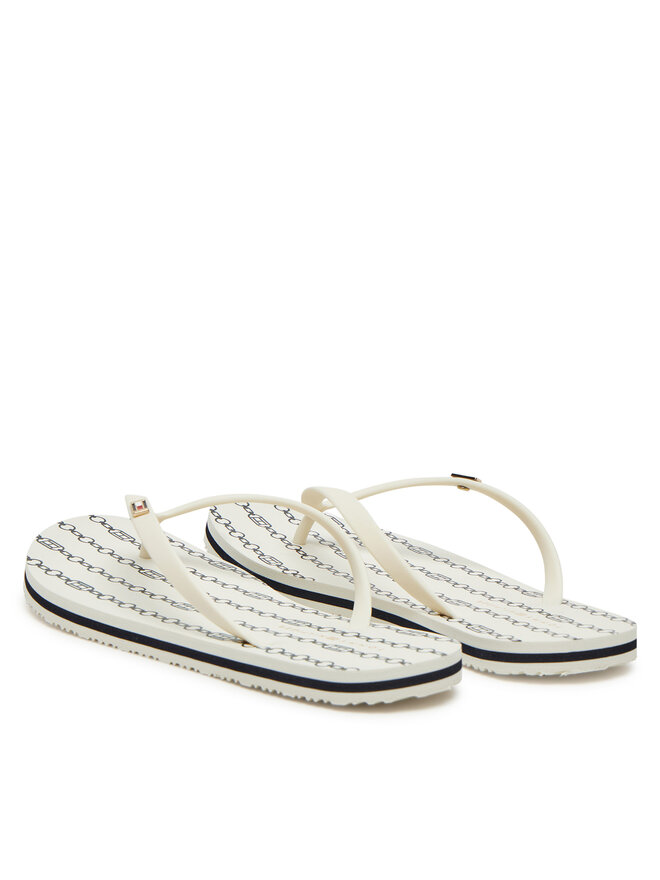 Tommy Hilfiger Flip flop Tommy Hilfiger FW0FW08518 Alb