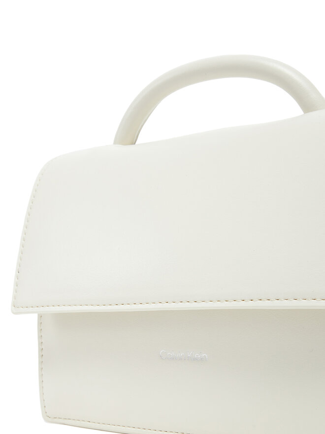 Calvin Klein Kabelka Calvin Klein Ck Linn Top Handle Crossbody K60K613162 Écru