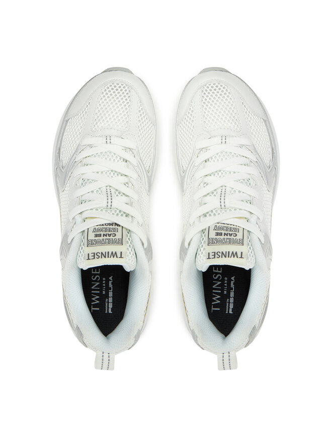 TWINSET Сникърси TWINSET 251TCP030 Бял