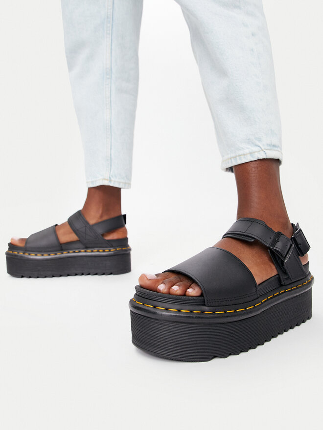 Dr. Martens Σανδάλια Dr. Martens Voss Quad 26725001 Μαύρο
