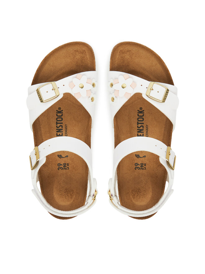 Birkenstock Sandalen Birkenstock Rio Flowers As Kids 1029561 D Weiß