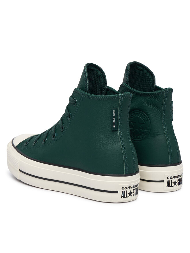 Converse Sneakers aus Stoff Converse Chuck Taylor All Star Lift Platform Water-Repellent A18393C Dunkelgrün