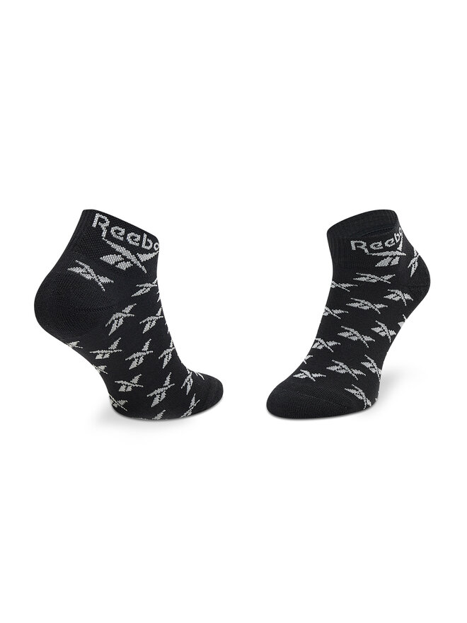 Reebok Lange Socken Reebok Cl Fo Ankle Sock 3P GG6675 Schwarz