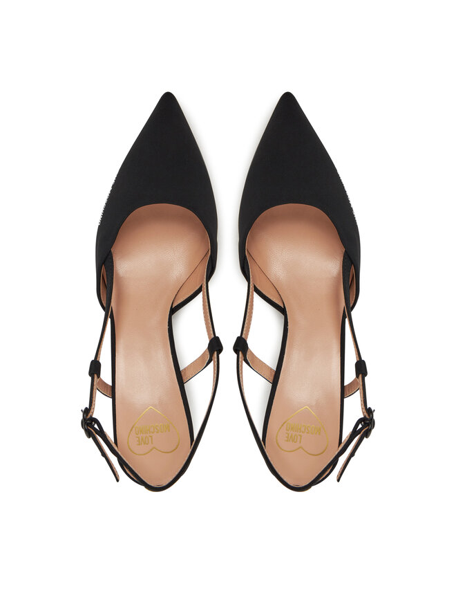 LOVE MOSCHINO Sandały LOVE MOSCHINO JA10627G0MIMX000 Czarny