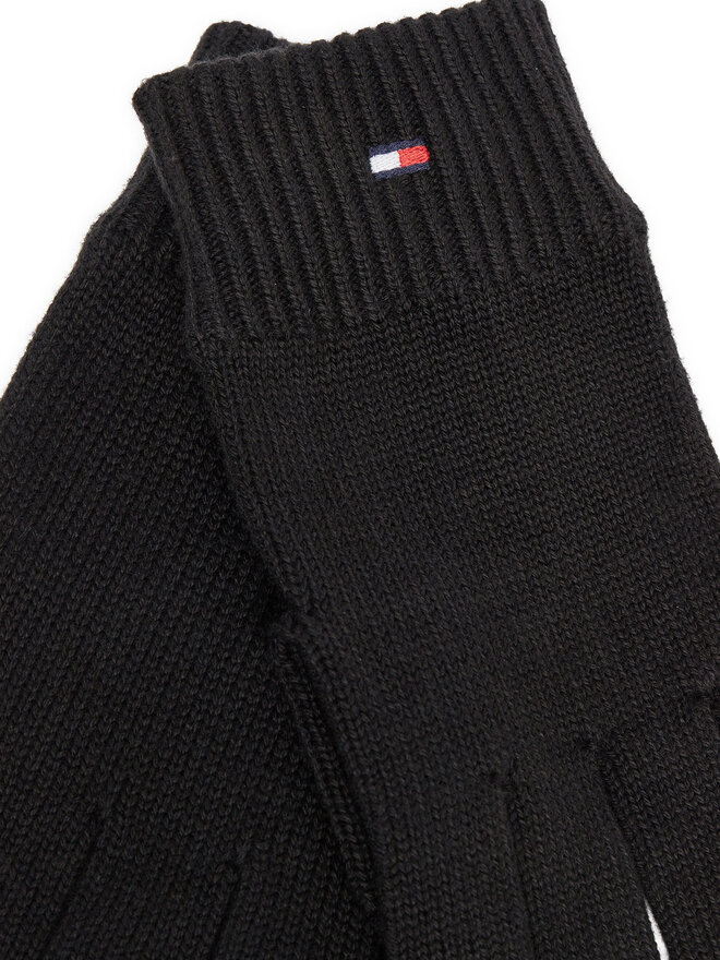 Tommy Hilfiger Set Mütze und Handschuhe Tommy Hilfiger AM0AM12938 Schwarz