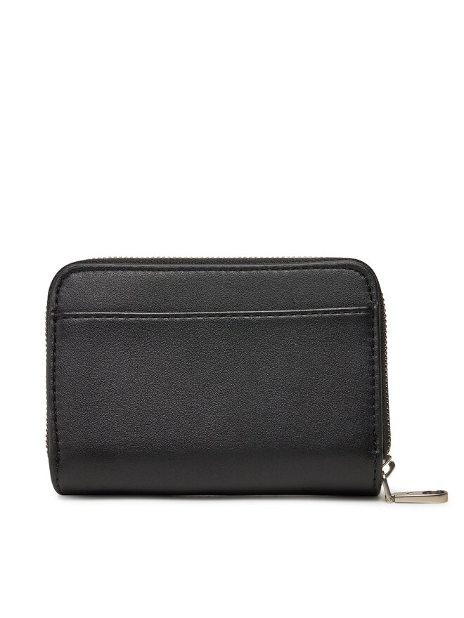 Calvin Klein Jeans Mały Portfel Damski Calvin Klein Jeans Sculpted Med Flap Zip Around LV04K1004G Czarny